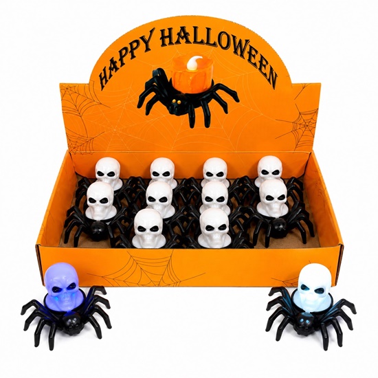 Аксесоар за HALLOWEEN Паяк с череп/12 броя в кутия/
